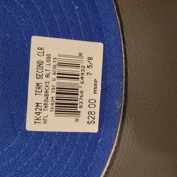 Throw back Mitchell and ness Indianapolis Colts Nfl alt logo - Picture 6 of 6